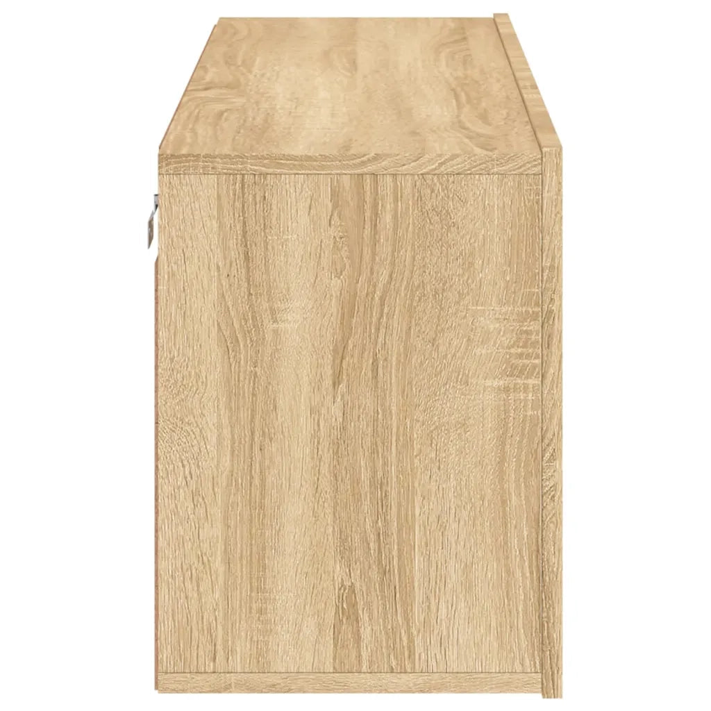 Mobile TV a Parete-Mobile TV a Muro Rovere Sonoma 100x30x41 cm