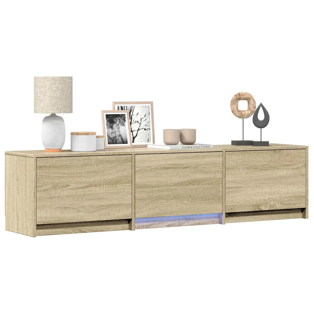 Mobile TV con LED con LED Rovere Sonoma 165 x 34 x 40 cm 3418714