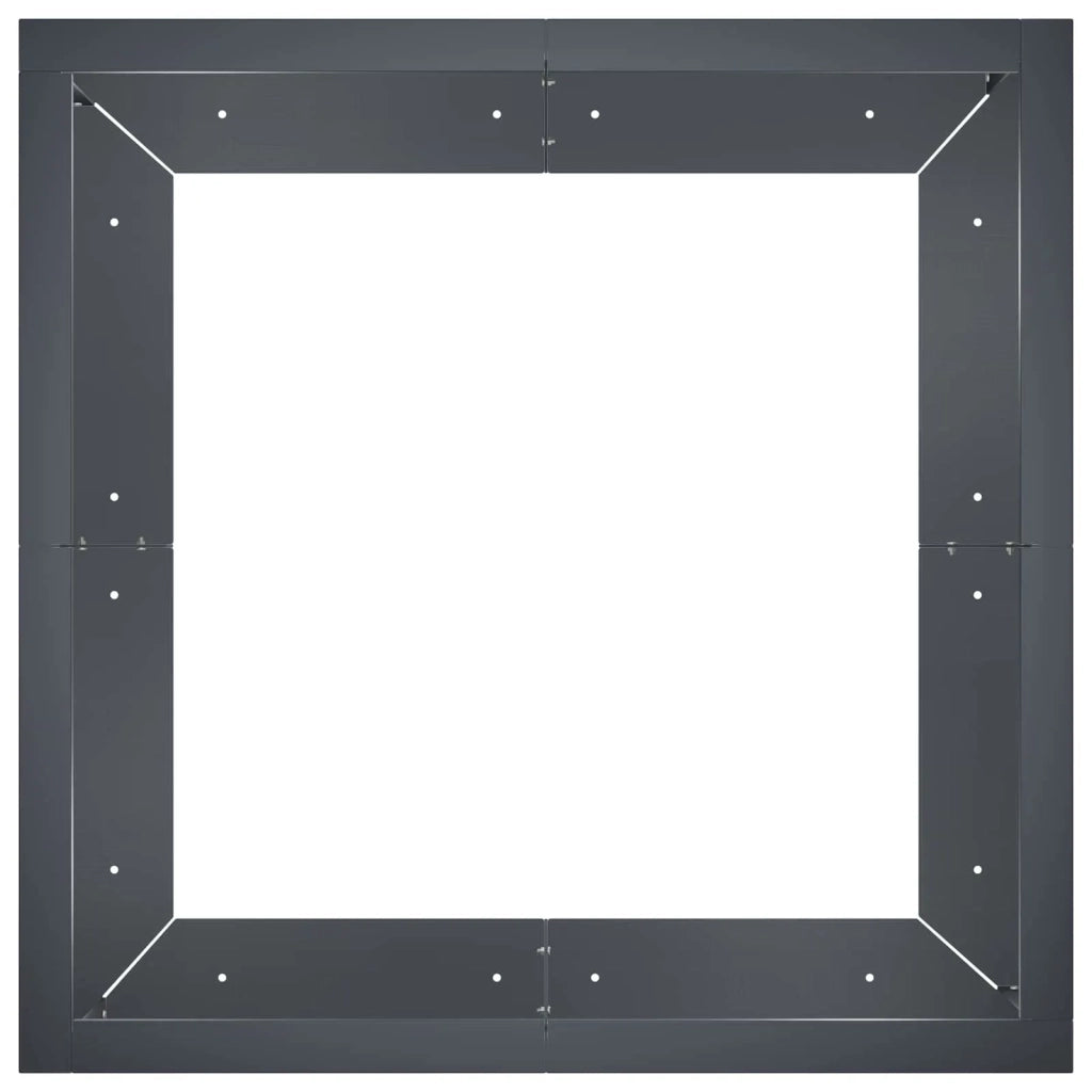 Muro di contenimento 4 pz 100 x 100 x 30 cm Acciaio Antracite 3449200