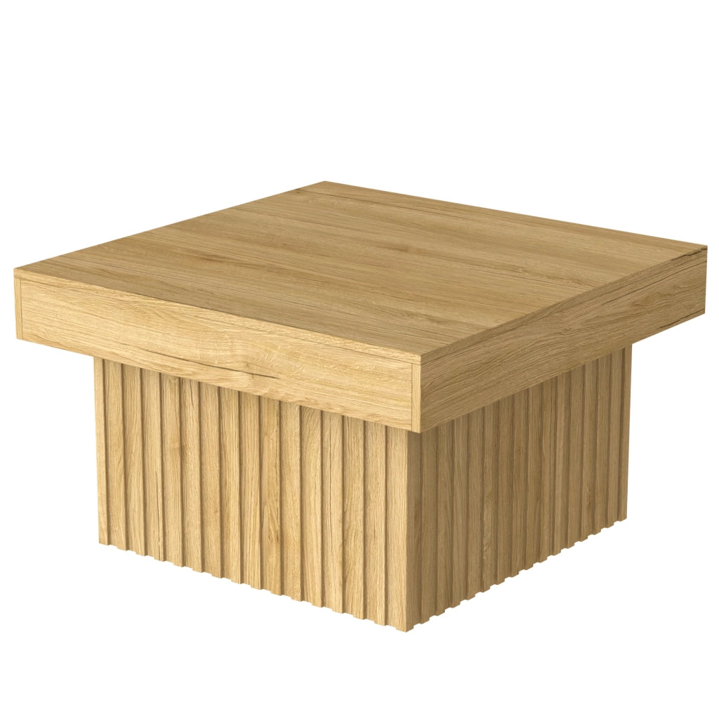 Tavolino da caff¨¨ in legno elegante - Zephmum- 79x79x46 cm- Design moderno e robusto