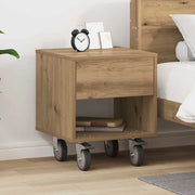 Comodino Rovere artigianale 40,5 x 40 x 48 cm Legno multistrato