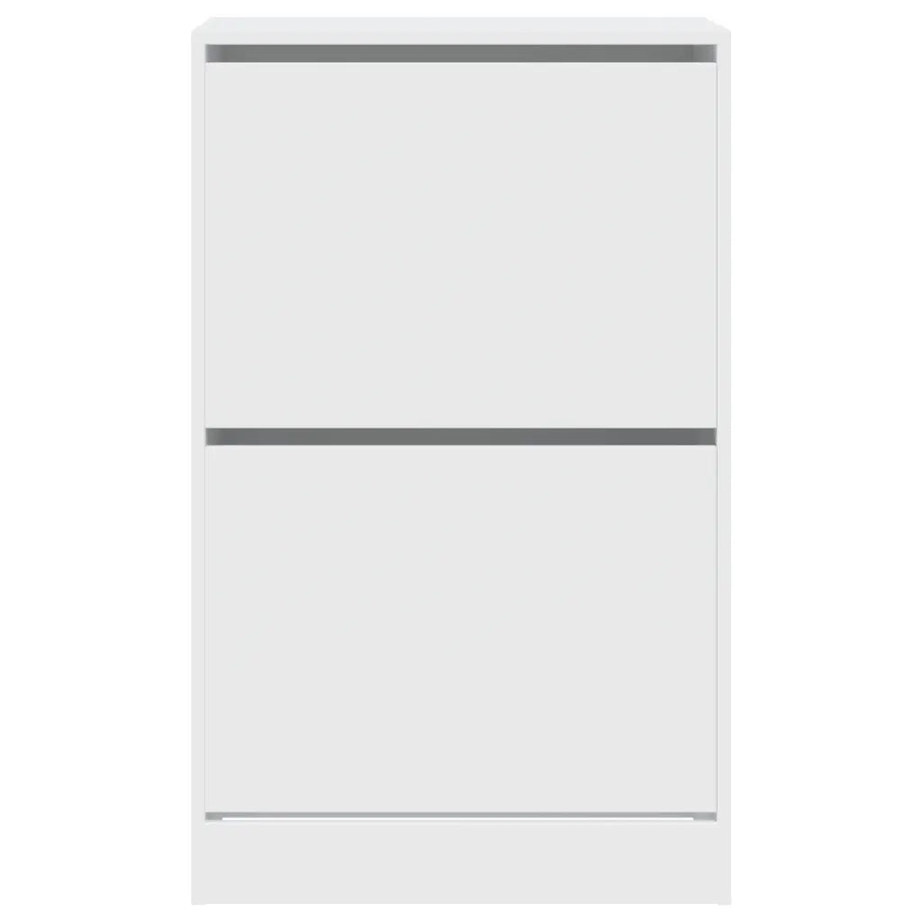 Scarpiera Bianca 60x34x96,5 cm in Legno Multistrato 839945