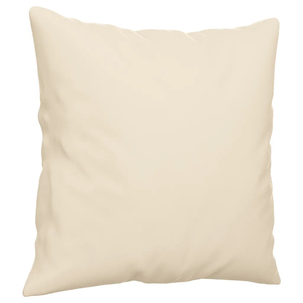 Divano a 3 Posti con Cuscini Beige 180 cm Tessuto Microfibra 3200982