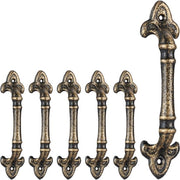 6 maniglie per mobili vintage - maniglia a mano in ghisa - maniglia per porte - maniglia per cucina - bronzo
