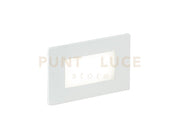 SEGNAPASSI LED A INCASSO BOLT BIANCO E NIKEL 3W 200LM 4000K IP65 BATTERIA DI EMERGENZA 3H-150LM 10,7X3