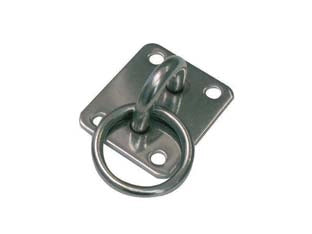 CAVALLOTTO A MAGLIA TONDA CON ANELLO SALDATO ART.925- - mm.20x21 - 4 pezzi
