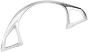 Coprirotella per sterzo in ABS - Argento - 31 cm - Per E-Klasse W213/C-Klasse W205/GLC X253 - Stickere per sterzo in ABS