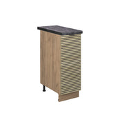 Vicco Armadio cucina dispensa alto Pannello in quercia 30 cm , PL Antracite