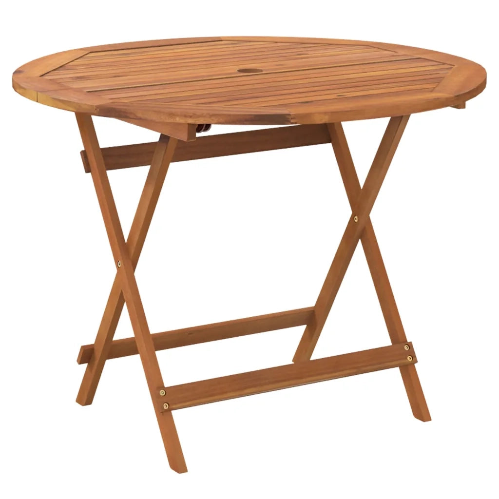 Set da Pranzo per Giardino 5 pz | Set Salotto da Giardino in Legno Massello di Acacia