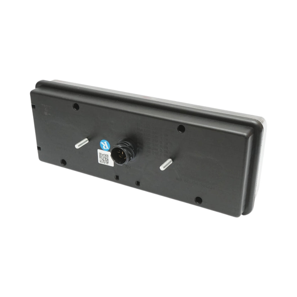 Luce freno posteriore destra LED camion 24V, 7 pin ASS2.1 con illuminazione targa, allarme retromarcia 400x153x88mm