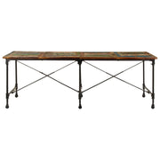 Tavolo da Pranzo 220x90x77 cm in Legno Massello di Recupero 358883