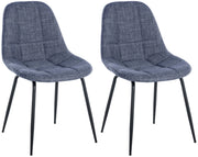 2er Set Stuhl Tom Stoff