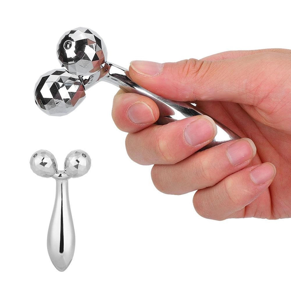 Trade Shop - Massaggiatore Facciale 3d Massaggio Su Viso Pelle Stimola La Circolazione Q-am17 -