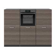 Cucine componibili piccole R-Line Grigio nobile/Antracite 180 cm senza piano di lavoro Vicco
