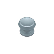 Pomolo fisso per porta SAGUATTI 166/70CB in alluminio argento satinato