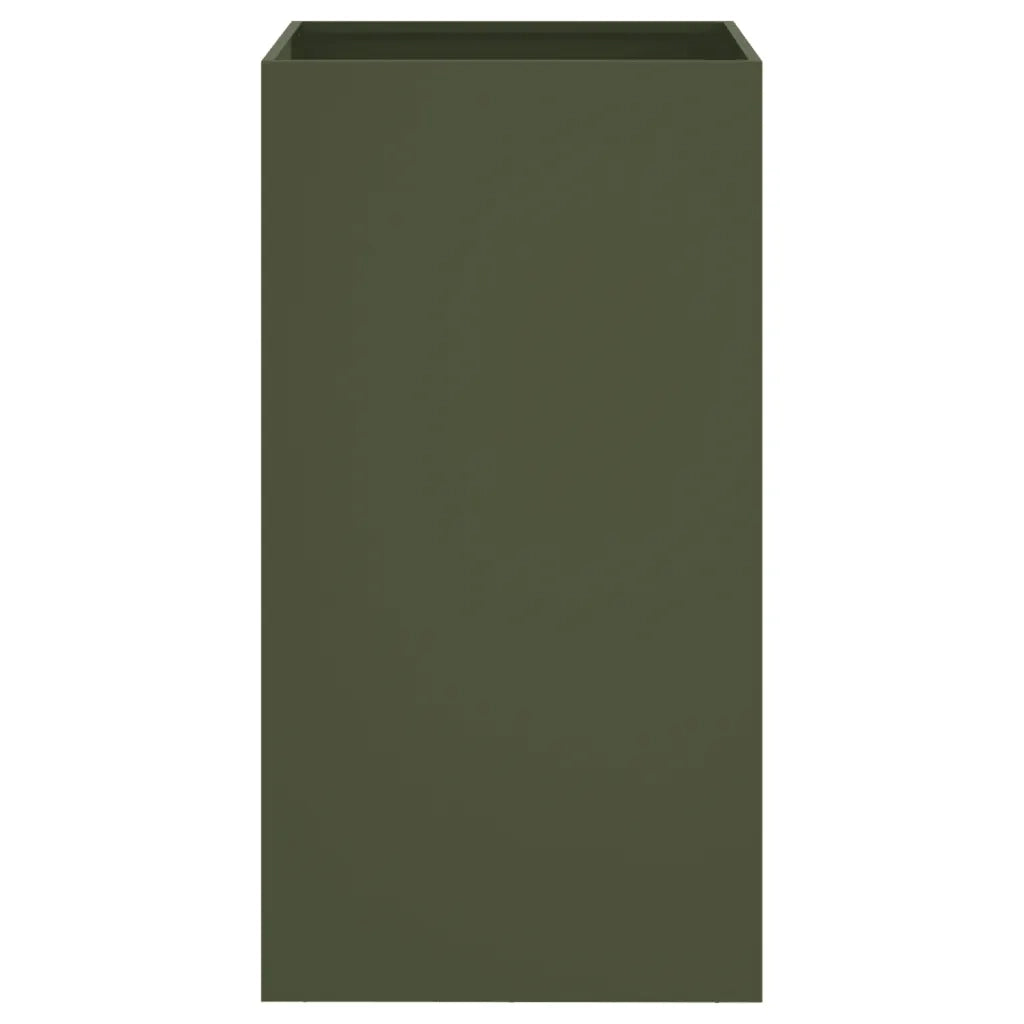 Fioriera Verde Oliva 42x38x75 cm in Acciaio 841580