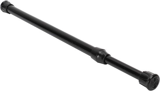Maniglia di Regolazione per Corda Multifunzionale 25-40cm/30-50cm/40-70cm/55-90cm - Antiscivolo - Acciaio - Senza Fori - Nero - Rodino di Tensione