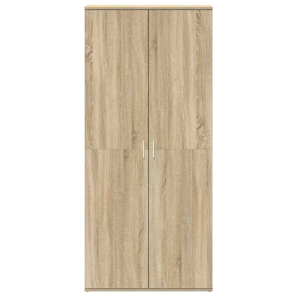 Mobile per scarpe con porta Rovere Sonoma 80 x 39 x 178 cm 3333868