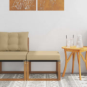 Sedia da giardino-Poggiapiedi da Esterno 748604