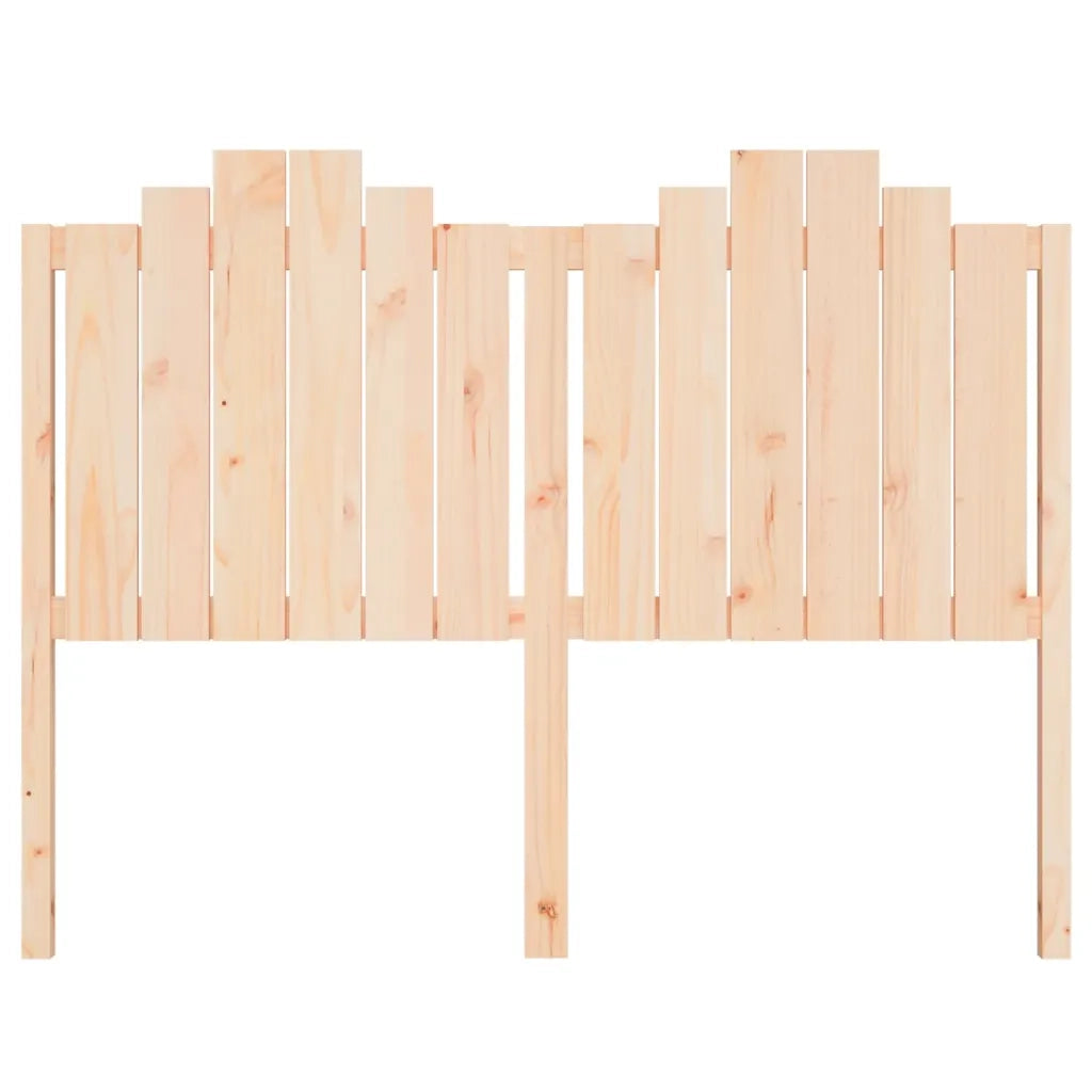 Testiera per Letto 146x4x100 cm in Legno Massello di Pino