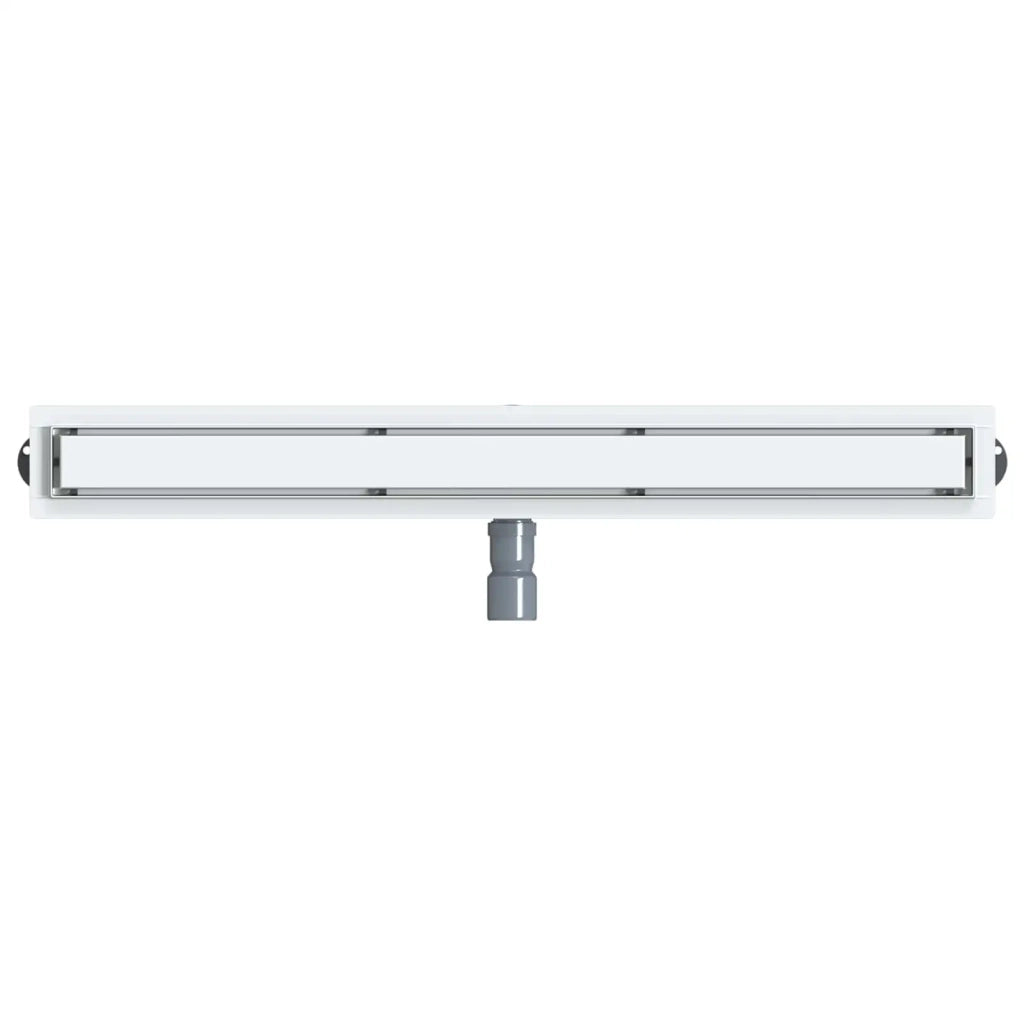 Scarico doccia 2-in-1 con sifone a 360° Argento 90 cm