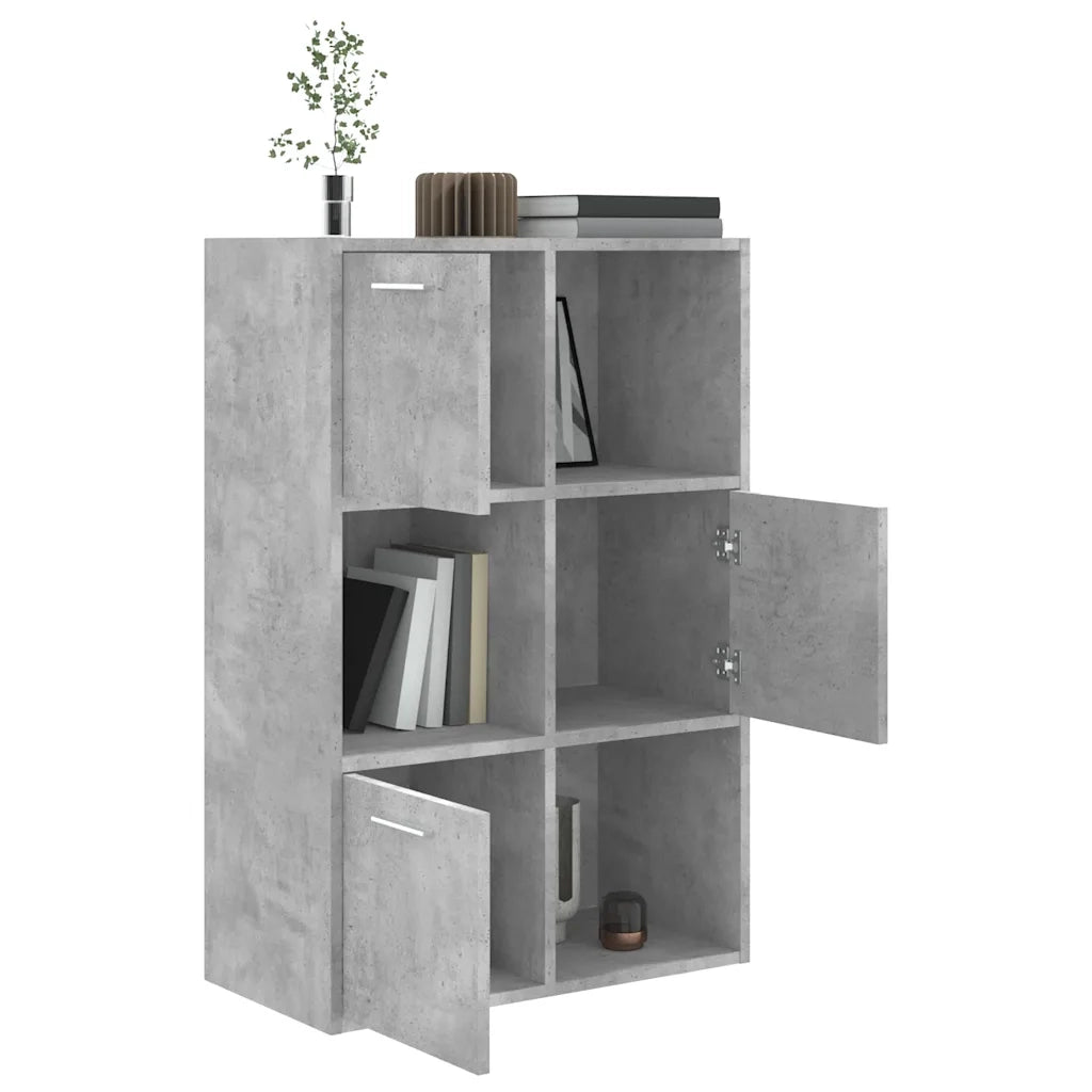 Armadietto Grigio Cemento 60x29,5x90 cm in Legno Multistrato CFW8795532