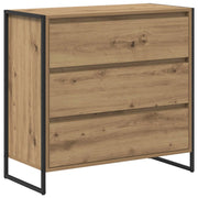 Credenza | Madia | Buffet da pranzo | Armadio da pranzo Rovere Artigianale 79 x 36 x 75.5 cm Legno multistrato
