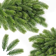 50 pezzi di rami artificiali di pino per attività di fai da te 10CM, piccoli rami artificiali di pino come decorazioni vere artificiali rami di pino verdi artificiali per decorazione di Natale e di compleanno DIY