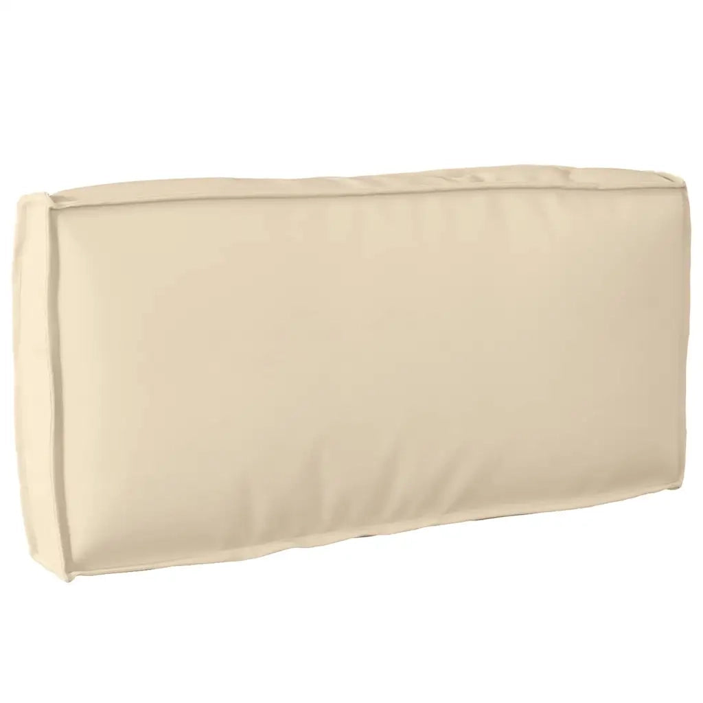 Cuscino Beige 80 x 40 x 12 cm Tessuto Oxford 42001531