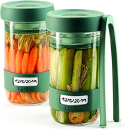 Set di preparazione per auguri con contenitore in acciaio inossidabile da 700 ml, verde, singolo