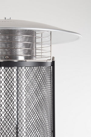 Scaldapatio a Gas  Ø54x180 cm in Acciaio Cilinder