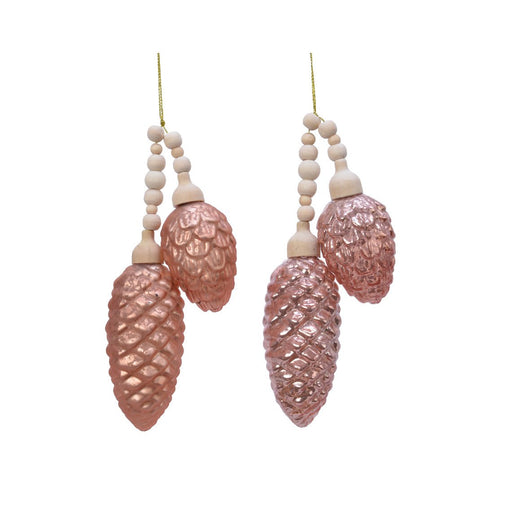 Pendaglio Con Due Pigne Bronzo