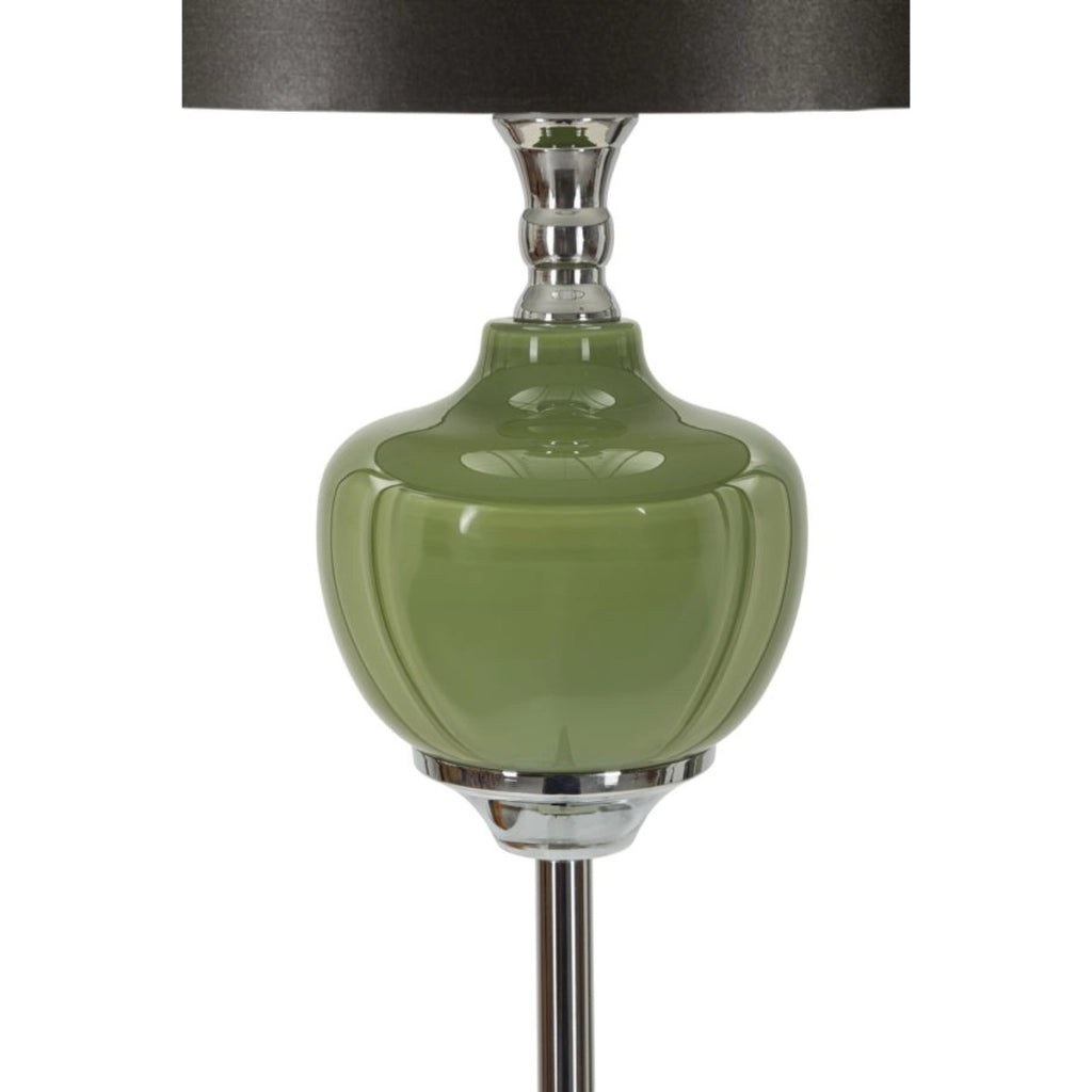 Lampada da Terra VKH218, Verde, Metallo, 40x40x160 cm
