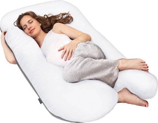 Cuscino per lettino con posizionamento a U, copertura rimovibile e lavabile, junior XL, 120 x 70 cm, duo