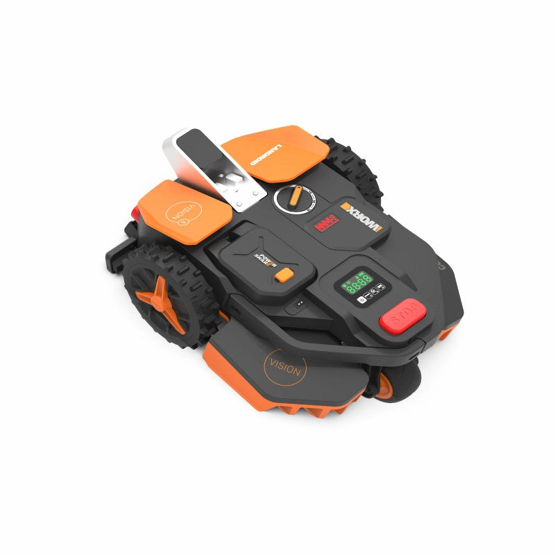 Robot rasaerba automatico WR202E Landroid Vision con videocamera AI per giardini fino a 250 m² - Worx