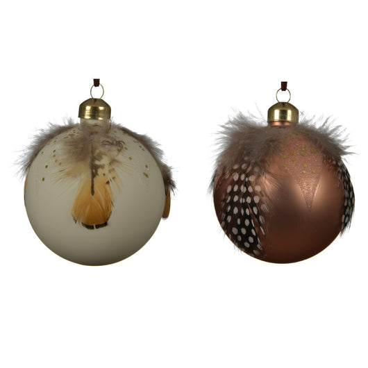 PALLA CON PIUME D.8 CM