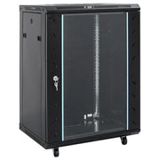 Armadietto di Rete 15U con Ruote Girevole 19" IP20 60x45x86 cm