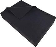 Pannelli di velluto morbidi 14 mm spessore - 20 x 30 cm - Per ricamo e cucito - Nero - Materiali artigianali