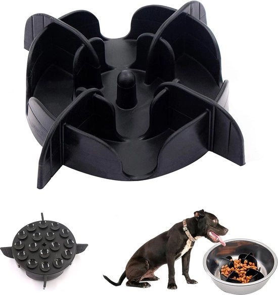 Anti-schling kom per cani - anti-schling canile anti-choke grande canile per cani con silicagel slow feeder accessori per cani per una digestione più facile e prevenzione dell'ingrossamento di peso
