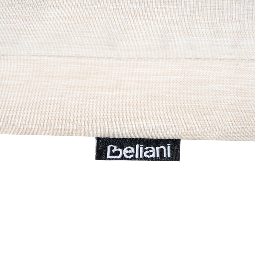 Cuscino per sedia da giardino in tessuto poliestere beige chiaro resistente raggi raggi UV