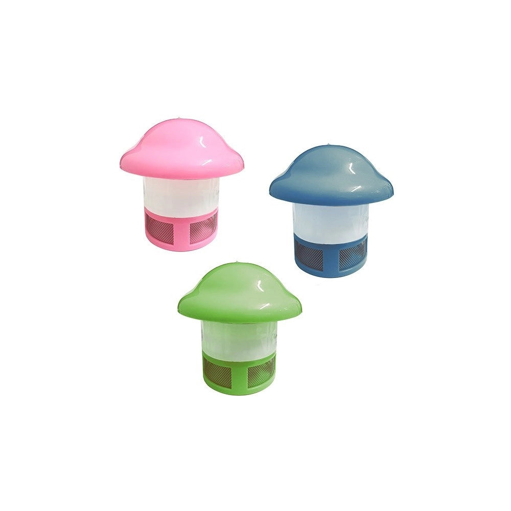 Trade Shop - Zanzariera A Forma Di Fungo Kf-835 Con Led Per Attrarre Gli Insetti E Zanzare -