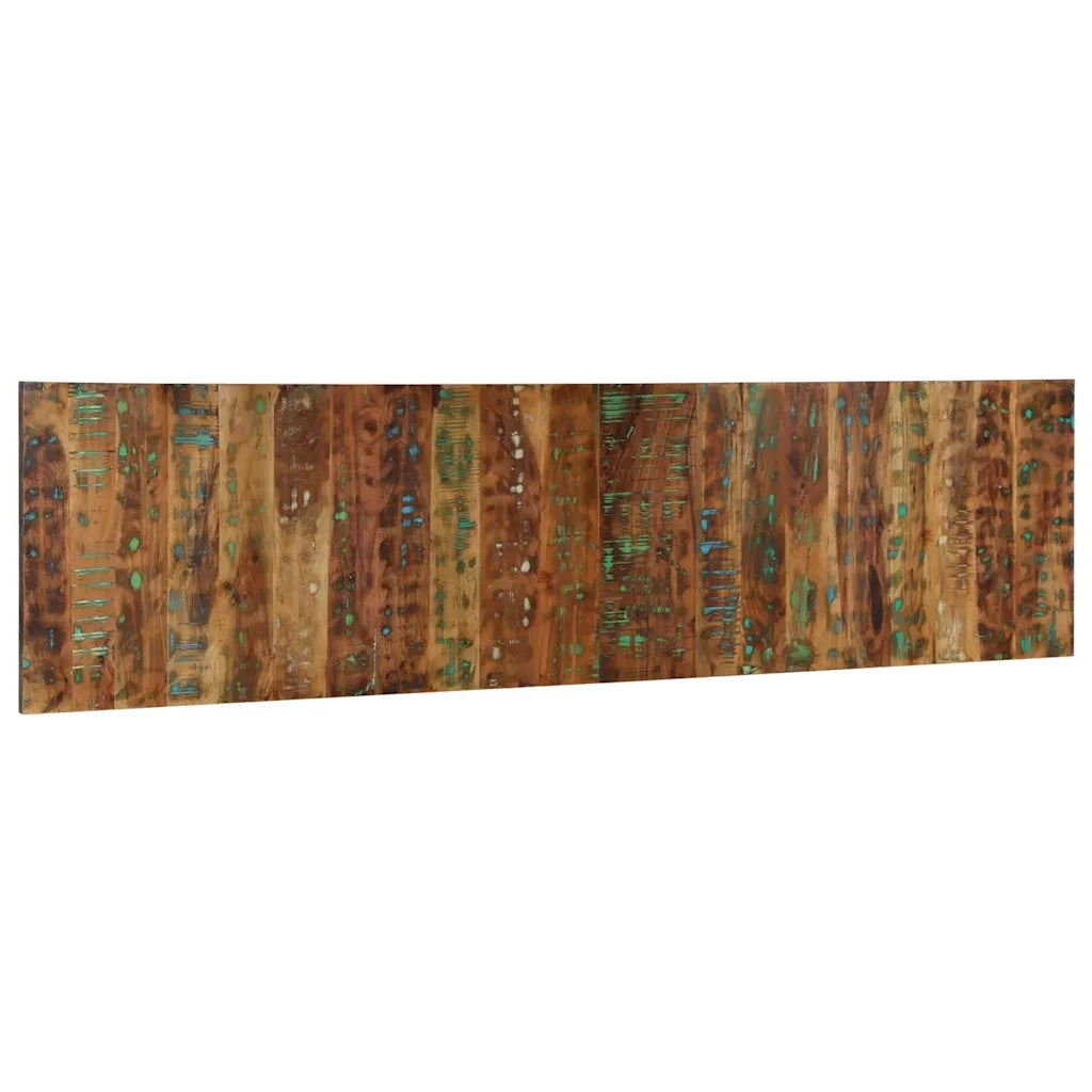 Testiera Multicolore 200 cm in Legno Massello Recupero