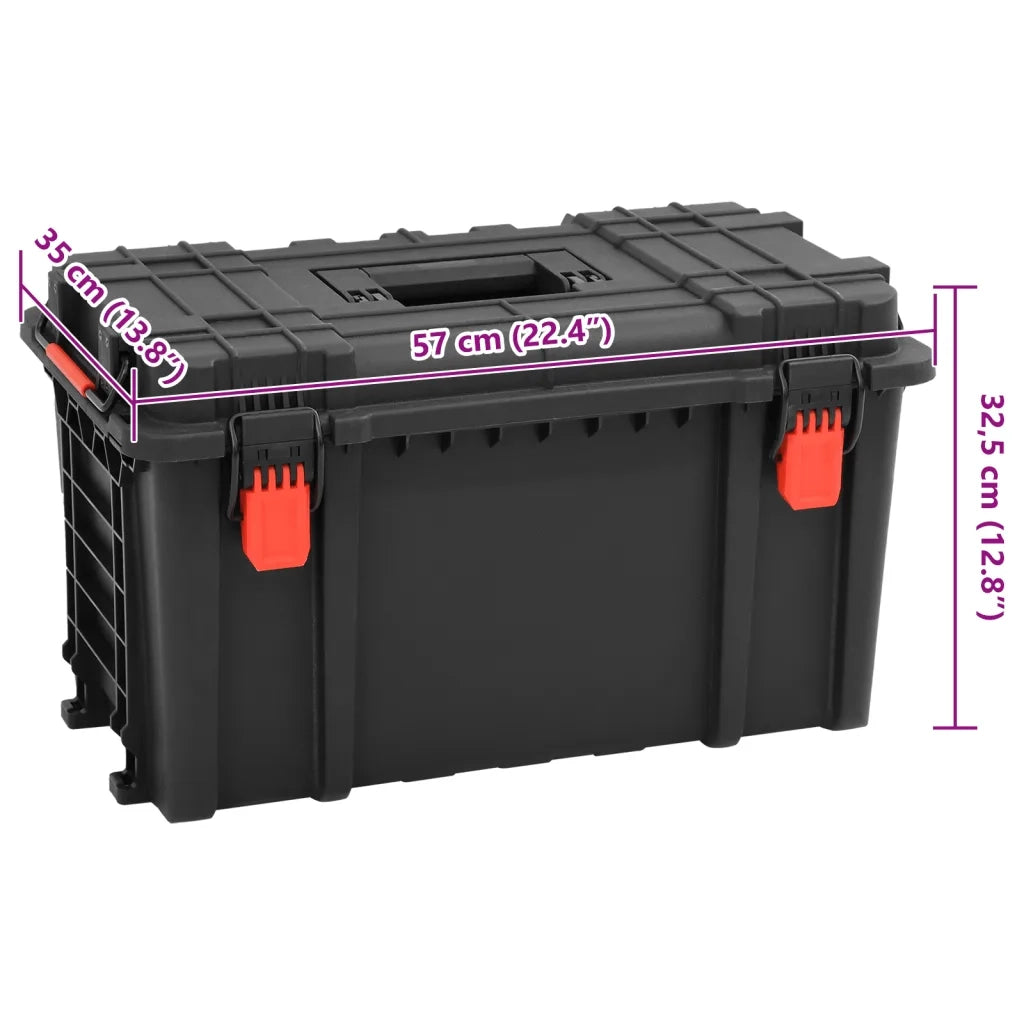 Valigetta da Volo Portatile Nera 57x35x32,5 cm in PP 4007259
