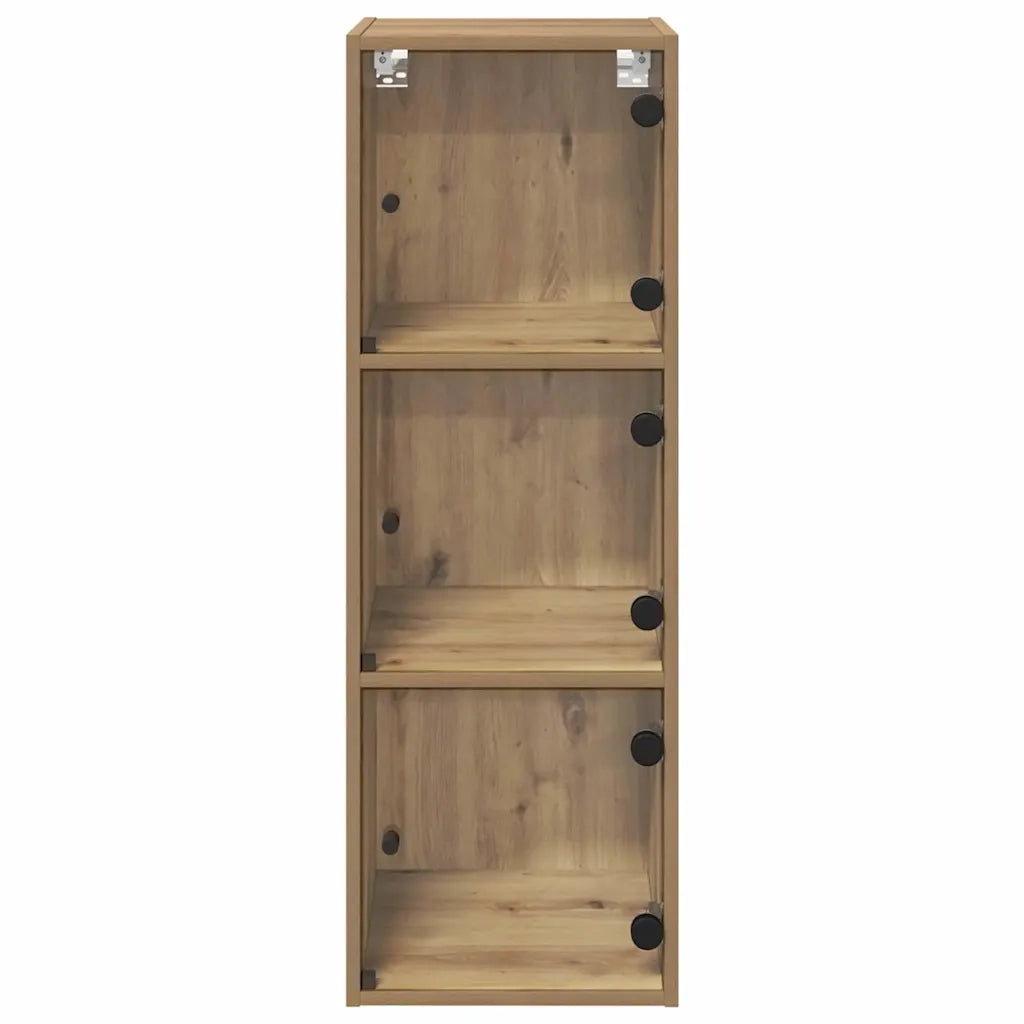 Armadietto a Muro | Mobile a Parete Rovere artigianale 35 x 37 x 102 cm