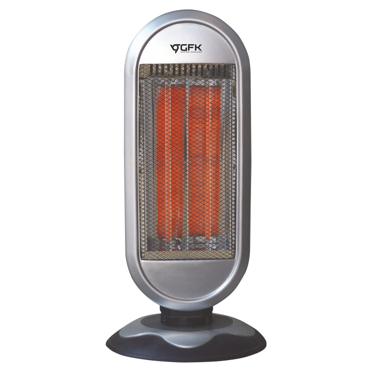 Stufa Elettrica al Carbonio 2 Livelli di Potenza H 61 cm Oscillante 900Watt