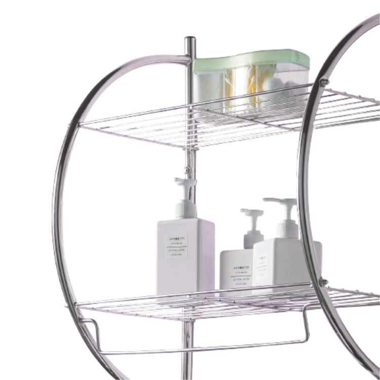 Porta Asciugamani Bagno Mensola da Parete in Acciaio 2Mensole Porta Oggetti Bagno