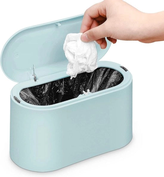 Piatto rifiuti - desktop - acciaio inossidabile - contenitore per rifiuti da tavolo - per ufficio domestico lavandino - contenitore per rifiuti in plastica - Forma rettangolare - Contenitore di riciclaggio per rifiuti