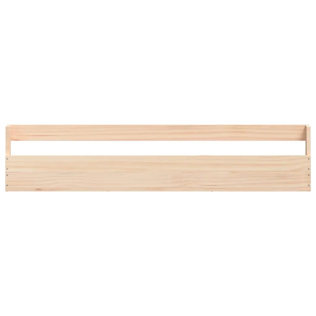 Scarpiere a Parete 2 pz 110x9x23 cm Legno Massello di Pino