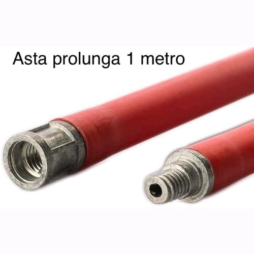 Kit Spazzacamino Pulizia Canne Fumarie 10 Metri con Scovolo in NYLON Ø25 cm con Guanti in OMAGGIO