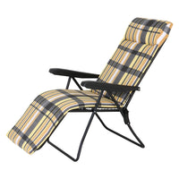 Poltrona Sdraio Automatica Relax Cuscino Anatomico Poggiapiedi 6posizioni Marrone